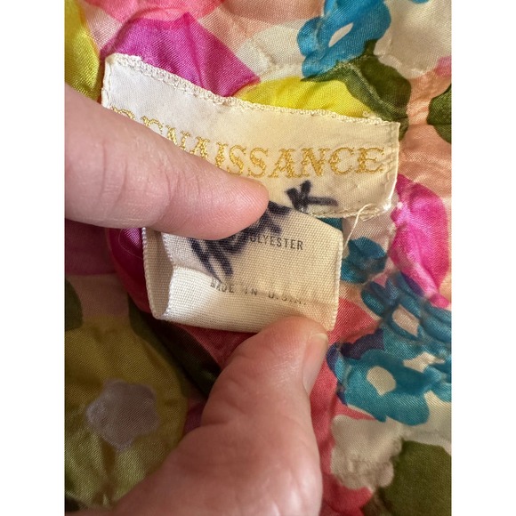 Renaissance Vintage 1960s Union Made in‎ USA Dress Size M - Picture 8 of 10